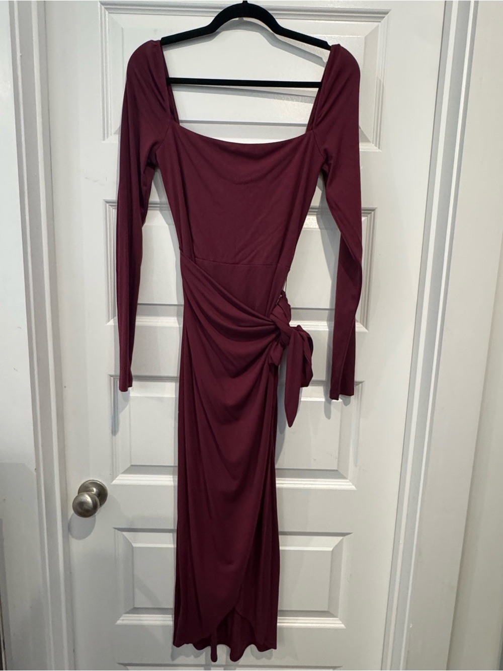 Aritzia Wilfred Saturn Longsleeve Midi Dress